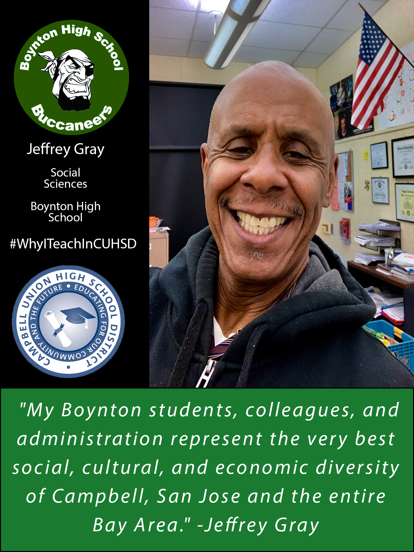 Jeffrey Gray- Why I teach in CUHSD